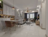 Carrelage en porcelaine super blanc brillant 600x600 mm pour sol, carreaux en porcelaine pour murs intérieurs