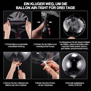 <span class=keywords><strong>Palloncini</strong></span> Bobo Trasparenti Personalizzati da 8, 13, 20, 22, 24, 36 Pollici per Decorazioni Natalizie, Matrimoni e <span class=keywords><strong>Feste</strong></span> di Compleanno - Product Image 4