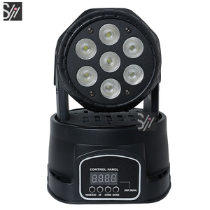 7x10W LED lavage RGBW tête mobile éclairage professionnel pour scène d'effet pour Disco DJ musique fête Club danse - Product Image 1