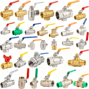 Valvola a sfera importata in ottone 3/4 di alta qualità da 1/2 pollici 6mm Union Valve a sfera in ottone con estensione Union Dvgw produttore - Product Image 4