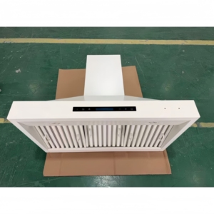 Campana Extractora Eléctrica de Pared de 36 Pulgadas y 900 CFM, Ultra Silenciosa, con Control Remoto, 3 Velocidades, Luces LED, Filtro Deflector, Blanca, Acero Inoxidable - Product Image 3