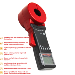 Wrindu Fabricant RDER2100A + Pince de <span class=keywords><strong>test</strong></span> de terre Pince Testeur de résistance à la terre Testeur de résistance à la terre professionnel - Product Image 2