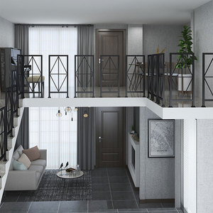 2025 Nuevo producto Apartamento Hotel Barandilla de acero frontal Diseños Barandilla de piso interior para <span class=keywords><strong>escaleras</strong></span> - Product Image 2