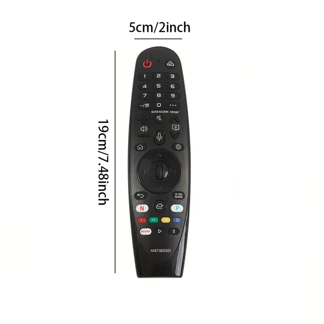 For LG TV Models Universal Remote Control Replacement Simple Design with Fixed Code No Voice Function