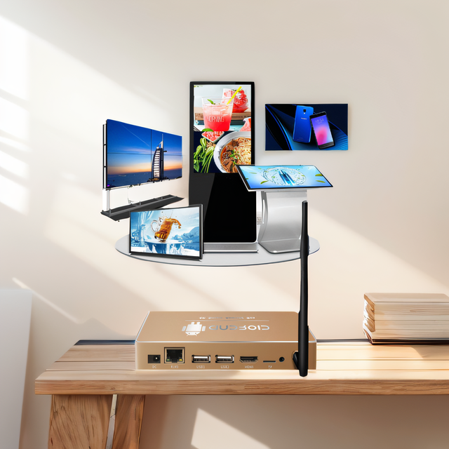 Mpc3399 Rk3399 4g Module Sim Android Box 4k Uhd Hd-mi Input and Output Media Player for Digital Signage Advertising