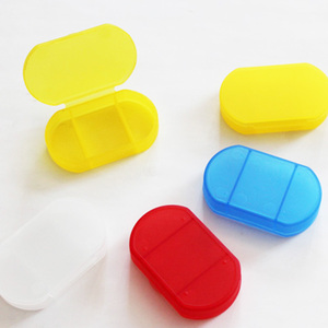 <span class=keywords><strong>Caja</strong></span> de pastillas de plástico con 3 compartimentos personalizados, medicina, 7 días, semanal - Product Image 1