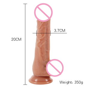 Hochwertige silikon dildo penis sexspielzeug für frauen teleskop feminin masturbation heizung fernbedienung penis großer dildo - Product Image 2