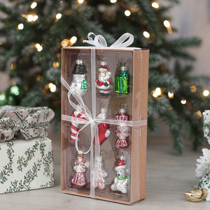 Factory Christmas Tree Ornament Glass Ball Hand Painted Snowman Beer Tree Hanging Home Party Decoration Supplies