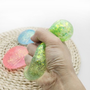 Crab Gold Powder <b>Ball</b> <b>Squeeze</b> New Strange Marine Cartoon Animal Seashell Stress Release Toy - Product Image 4