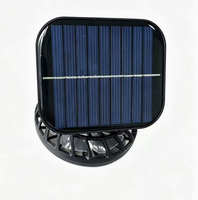 Ventilateur solaire à clip avec batterie rechargeable portable pour le camping en plein air et les sports