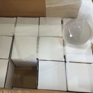 Chất lượng cao Blingbling trong suốt K9 pha lê bóng rõ ràng trống Glass Sphere với tùy chỉnh 3D khắc laser logo - Product Image 2