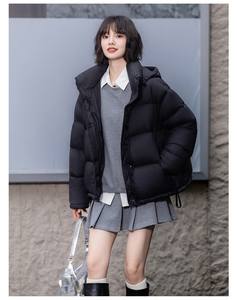 Vente en gros : Nouvelle doudoune courte pour femme, hiver 2025, tendance, décontractée et polyvalente, 90 % duvet de canard, haute qualité - Product Image 6