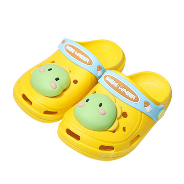 2021 New Design Cartoon Animal Garden Shoes Children's Casual Outdoor Slippers Pink Unicorn