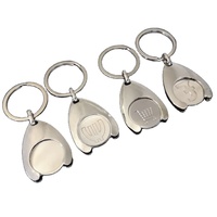 Porte-clés de club sportif en alliage de zinc émaillé dur, breloque de sac souvenir pour fans, accessoire rond plaqué argent, vente en gros