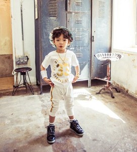 Vêtements pour enfants en gros, ensembles décontractés, t-shirt à manches courtes et pantalon court pour garçons, provenant d'un fournisseur chinois - Product Image 5