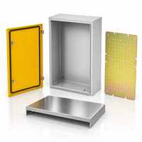 Boîtier de distribution électrique extérieur étanche sur mesure en tôle, armoire de jonction métallique résistante aux intempéries