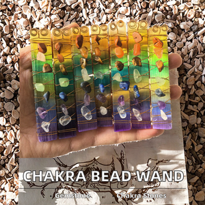 Natur Bảy <span class=keywords><strong>Chakra</strong></span> Hạt Nguyên Cầu Vồng Hào Quang Selenite Thanh Cây Đũa Phép Cho Thiền Đá Quý Tinh Thần Chữa Bệnh Sản Phẩm Dây Bọc - Product Image 3