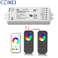 Contrôleur LED RGB CCT RGBW V2 V3 VP V5-M 2.4G RF sans fil 12V 24V RT2 RT4 RT5 avec garantie de 5 ans, télécommande pour bande LED