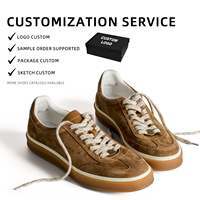 Chaussures GAT en cuir véritable pour hommes, style vintage, design de créateur, chaussures de sport allemandes, antidérapantes, respirantes, semelle épaisse, confortables, décontractées, chaussures de sport