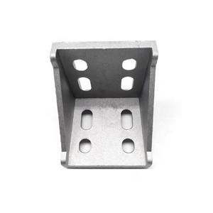 Large 100*100 Gusset <strong>Industrial</strong> Connector 90 Degree <strong>Aluminum</strong> <strong>Profile</strong> Angle Support Corner Bracket Brackets - Product Image 4