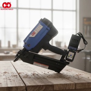 Cloueuse pneumatique industrielle sans fil à batterie lithium GTN3490CH(90J) pour <span class=keywords><strong>charpente</strong></span> en bois et ossature de maison - Product Image 1