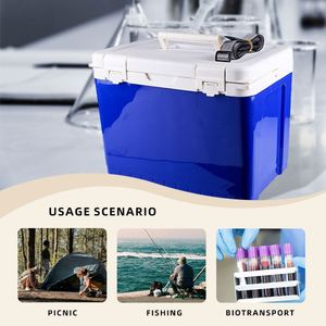 Wholesale Price 12L PU Foam Plastic Ice Chest Cooler Box Vaccine Storage Transportation Cooler Box - Product Image 5