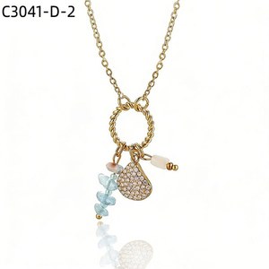 Collar de Moda C3041 para Mujer, Joyería de Alta Calidad - Product Image 3