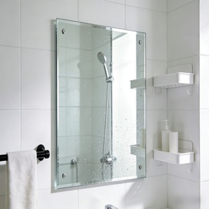 Miroir de salle de bain moderne sans cadre en verre, haute qualité, pas cher, personnalisé pour salle de bain, hôtel, restaurant, intérieur - Product Image 1