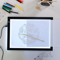 Tableta de Luz LED A4/A3 Regulable para Pintura de Diamantes, Protección Ocular, Tablero de Copia, Tableta de Dibujo LED para Bordado de Diamantes