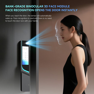 Cerradura Inteligente Tuya con Pantalla Súper Grande, Reconocimiento Facial, Ojo de Gato Digital para Puerta de Acero y Vidrio, Admite Personalización, WiFi y Nube - Product Image 5