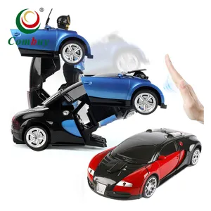 As crianças brincam de deformação brinquedos robô carro RC 1:14 gesto sensing