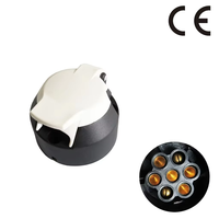 Pièces et accessoires de remorque ISO 3732 FT-001F-A Connecteur de remorque 12V Type S 7 pôles pour camions, camping-cars, voitures, bateaux