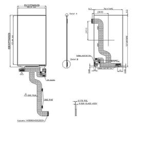 Módulo de Pantalla Táctil OLED de 5.5 Pulgadas, Resolución 1080x1920, Interfaz MIPI, Panel AMOLED de 350 cd/m² - Product Image 4