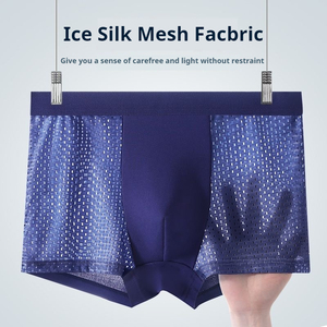 Sous-vêtements Masculins de Haute Qualité à Jambes Courtes, Caleçons Respirants Tricotés, Boxers pour <span class=keywords><strong>Homme</strong></span> – Approvisionnement ODM d'Usine en Gros - Product Image 5