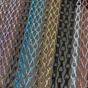 Decorative Chain Link Curtains Anodized Aluminum Link For Home Decor