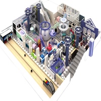 Équipement de terrain de jeu intérieur commercial en aluminium série Morandi, château gonflable, manège pour enfants, fabriqué en Chine