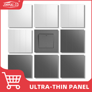 Fabricación de interruptores de pared OEM Venta caliente Diseño moderno 1/2/3/4 Gang PC <span class=keywords><strong>Interruptor</strong></span> de pared de luz <span class=keywords><strong>Enchufe</strong></span> eléctrico de alimentación universal - Product Image 2