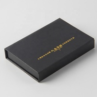 Boîte cadeau en papier avec logo personnalisé imprimé swarovski rose 2 fentes enveloppe en cuir Pu moyen top invités de mariage étiquette volante