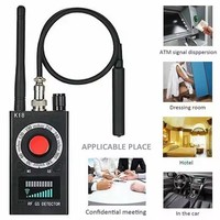 Détecteur de signal sans fil K18 Détecteur de caméra cachée Détecteur anti-espion/détecteur d'insectes pour la sécurité des voyages