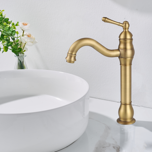 Nuovo Arrivo: <span class=keywords><strong>Rubinetto</strong></span> per <span class=keywords><strong>Lavabo</strong></span> <span class=keywords><strong>Alto</strong></span> a Leva Singola in Ottone Anticato, <span class=keywords><strong>Rubinetto</strong></span> per <span class=keywords><strong>Lavabo</strong></span> in Bronzo - Product Image 2