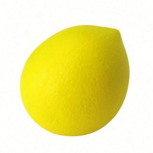 Balle anti-stress en PU de haute qualité avec logo personnalisé, en forme de citron simulé, pour cadeau promotionnel - Product Image 2