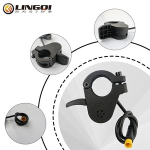 LINGQI Accélérateur de moto 300X Contrôle de la vitesse au pouce Accélérateur pour scooter électrique Pièces détachées de vélo - Product Image 6
