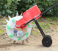 Planteur de maïs d'arachide de type à poussée manuelle petit semoir agricole Planteur multifonctionnel pour soja, riz et blé