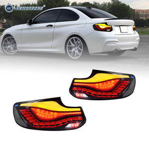 Feux Arrière <span class=keywords><strong>LED</strong></span> pour BMW Série 2 M2 2014-2022 <span class=keywords><strong>Clignotant</strong></span> Séquentiel Animation de Démarrage Phares Arrière - Product Image 1