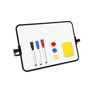 Pizarra blanca de escritorio plegable magnética de doble cara - Product Image 1