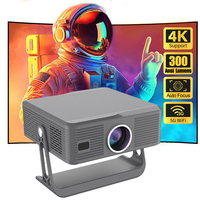 Proyector Inteligente LCD Portátil 1080P 400 Lúmenes Android 11 Mini Proyector con Enfoque Automático para Cine en Casa