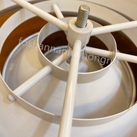 Diffuseur de plafond rond au design moderne Grille de retour d'air en alliage d'aluminium et plastique pour CVCA