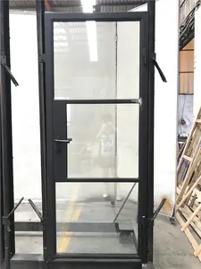 China Warranty Modern Glass Outdoor French Security Doors