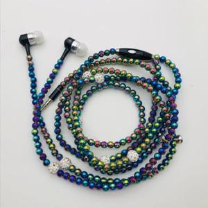 Pearl Necklace <strong>Headphone</strong> 3.5 Round Hole Wire-<strong>controlled</strong> <strong>Headphone</strong> Into the Ear Creative <strong>Headphone</strong> Girl, Accessories - Product Image 1