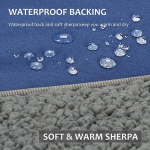 Coperta impermeabile Sherpa pile stadio antivento tappetino per viaggiare campeggio trekking <span class=keywords><strong>calcio</strong></span> - Product Image 2